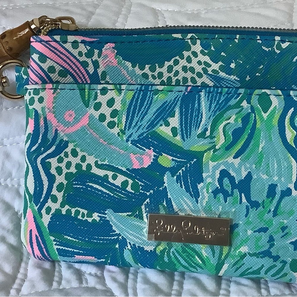 Lilly Pulitzer Multicolor Zip Top Wallet